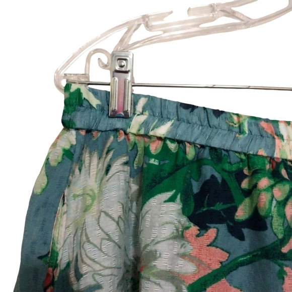 H & M Floral Maxi Skirt w Slit Sz L - Picture 3 of 6